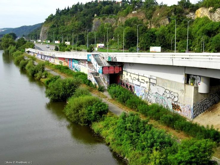 Barrandov Brücke, Stand März 2013