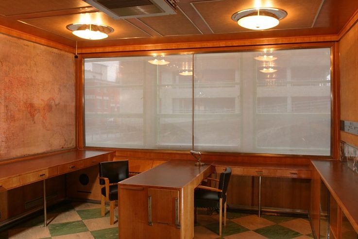 Baťas Arbeitsraum im Fahrstuhl © Foto: TOAST - Libor Stavjaník, Dušan Tománek (für den Landkreis Zlín)