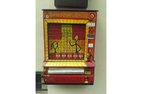 Art vending machine in Potsdam