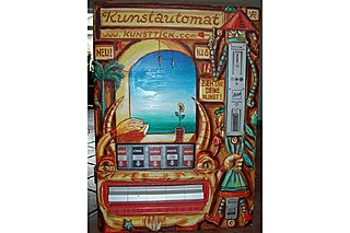 Art vending machine in Cologne