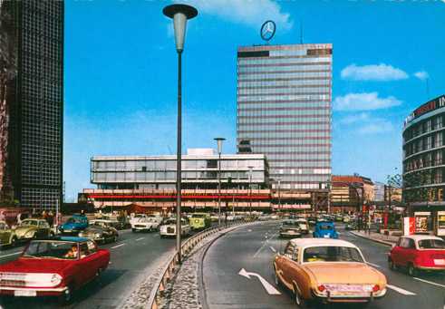 Helmut Hentrich, Hubert Petschnigg, Europa-Center, postcard about 1968 