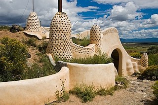 Reynolds Earthship Visitor Center in Taos New Mexico