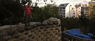 Hynek Opolecký auf dem Earthship 