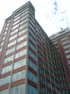 Restauriertes Baťa Gebäude 