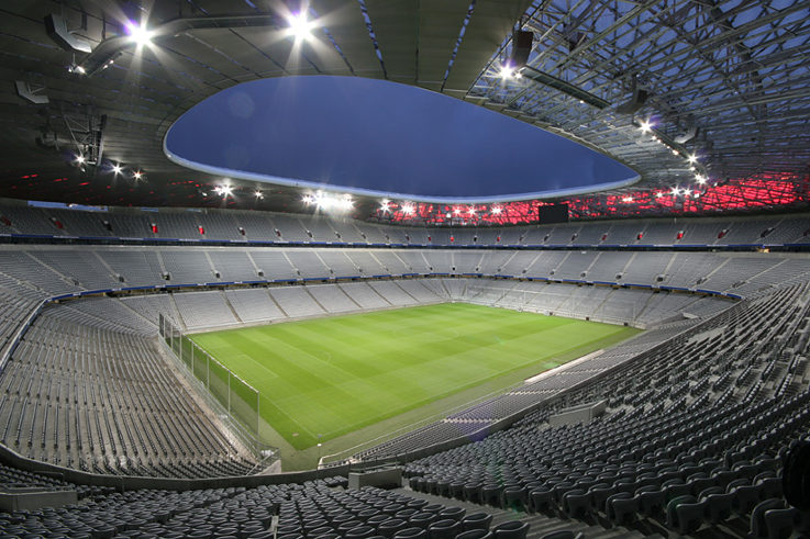 Allianz Arena v městské části Fröttmanning, © Allianz Arena München Stadion GmbH