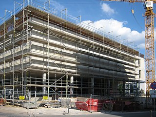 Landeskirchliches Archiv, Rohbau