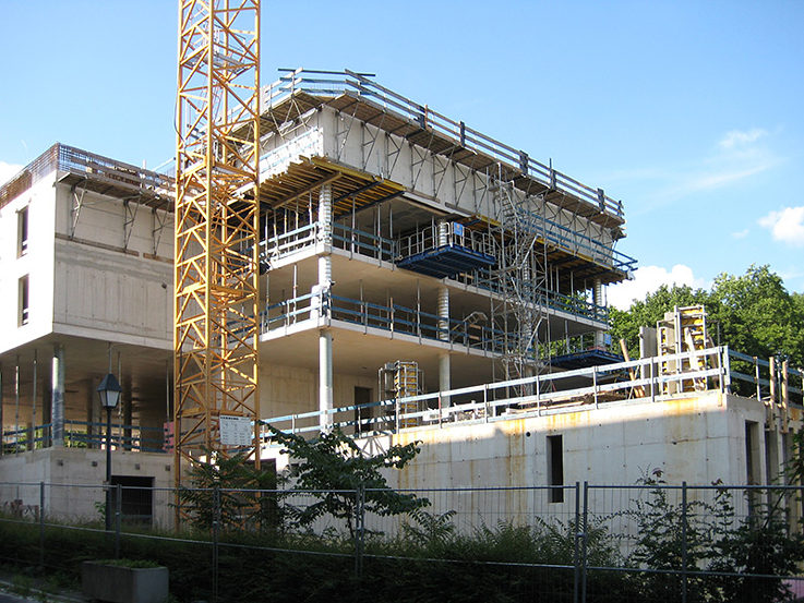 Landeskirchliches Archiv, Rohbau