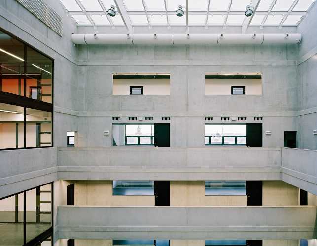 Neues Gebäude der Fakultät für Architektur an der Technischen Universität