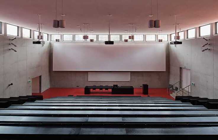 Neues Gebäude der Fakultät für Architektur an der Technischen Universität