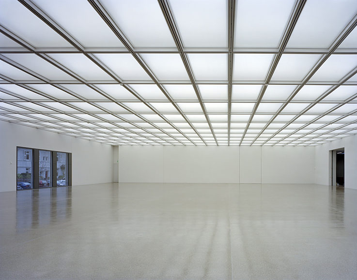 Ausstellungshalle, Blick nach Norden