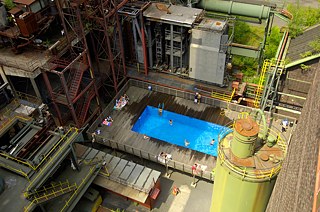 Zeche Zollverein Werksschwimmbad und Eislaufbahn Essen