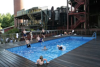 Zeche Zollverein Werksschwimmbad und Eislaufbahn Essen