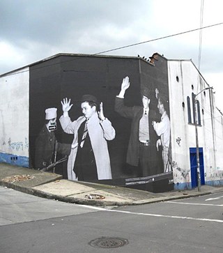 Sady González, El Perseverazo, Intervention im öffentlichen Raum, 2013.