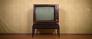Televisions took over living rooms everywhere.