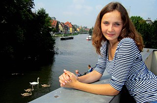 Iryna Shymbra aus der Ukraine studiert Literatur und Medien und war 2014 als Erasmus-Studentin an der Universität Bamberg.