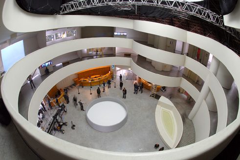Für Tom Tykwers „The International“ (2009) wurde das Guggenheim Museum nachgebaut.