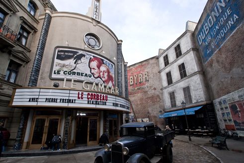 Kulisse des explodierenden Kinos aus Quentin Tarantinos „Inglourious Basterds“ (2009)