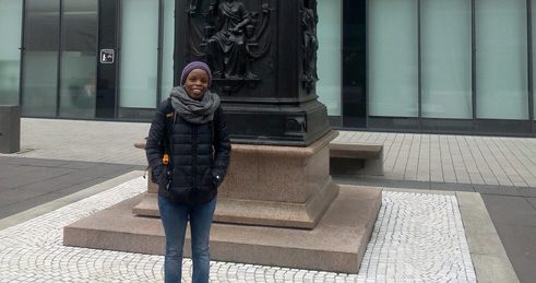 Rachel Muchira from Kenya is doing a Ph.D. at the University of Leipzig.