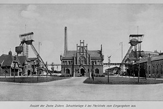 Damals: Steinkohlebergwerk Zeche Zollern (Dortmund)