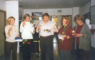 25. Dienstjubiläum der Lehrer: Ellen Zielinski, Gunhild Goineau, Norbert Frey, Johanna Wollny und Anke Rathjen.