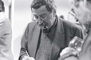 Günter Grass während seines Besuchs im Goethe-Institut Barcelona. 