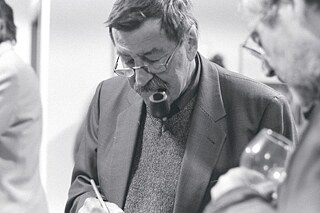 Günter Grass während seines Besuchs im Goethe-Institut Barcelona. 