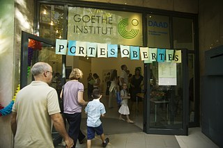 Tag der offenen Tür im Goethe-Institut Barcelona in der Calle Manso.