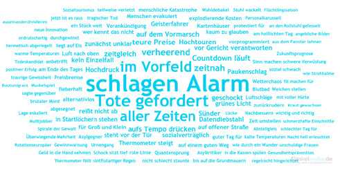Die Floskelwolke wird täglich aktualisiert