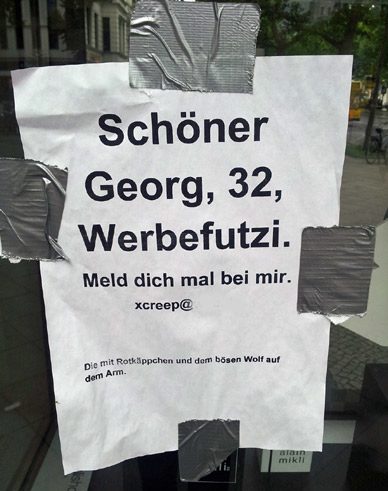 Schöner Georg, 32, Werbefutzi ...