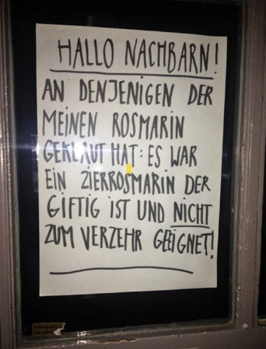 Hallo Nachbarn! ...