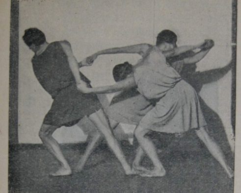 Studio „Heptachor“. Aus: Sammelband Rhythmus und Tanzkultur, Moskau-Leningrad 1926