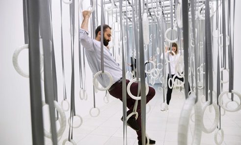 William Forsythe “The Fact of Matter” (2009), installation view MMK Museum für Moderne Kunst Frankfurt am Main.