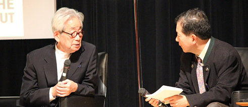 Kenzaburo Oe im Goethe-Institut Tokyo