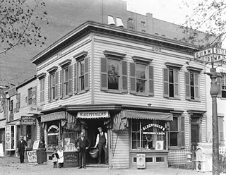 William C. Kloeppinger’s Confectionery and Bakery, corner of G and 6th Streets, NW, 1900.