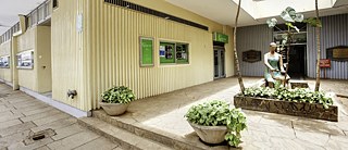 Eingangsbereich und Auditorium des Goethe-Instituts Kenia