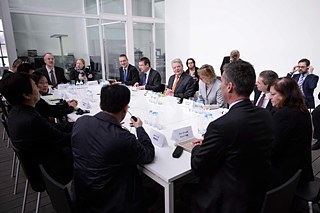 Bundespräsident Joachim Gauck zu Gast im Goethe-Institut Peking