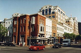 West Side of 7th Street Looking North from H Street NW, August 2000.