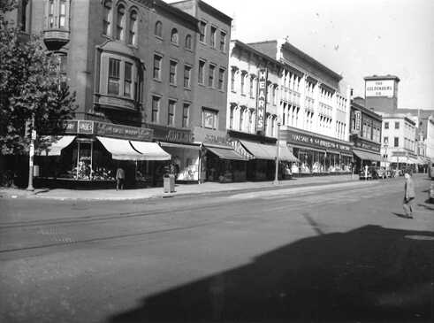 West Side of 7th Street Looking North from H Street NW, 1949.