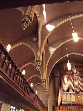 Innenraum der Calvary Baptist Church, 2006.