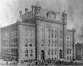 Benjamin Franklin School, built 1869.