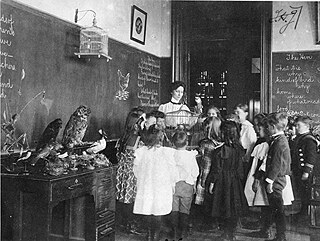 Elementary school class at Franklin School, 1895.
