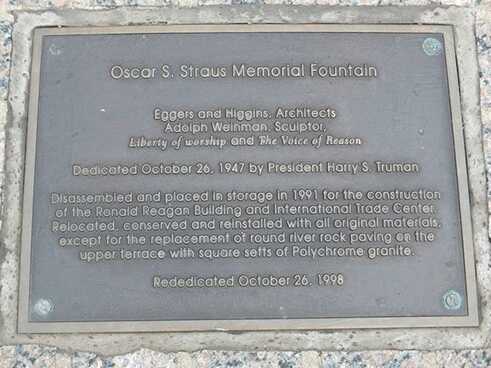 Plaque at Base of Memorial, 2015.