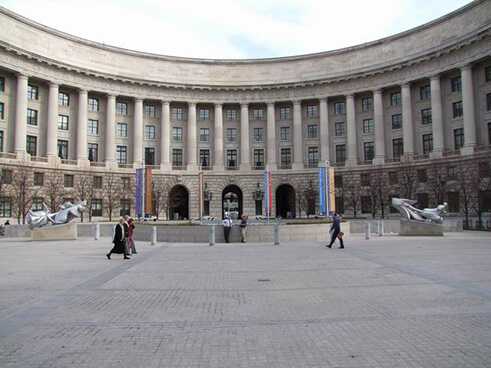 Die Vorderseite des ehemaligen Post Office Department, 2009.