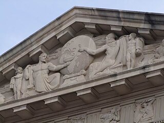 Intercommunication Between the Continents of Europe and Africa, North Pavilion, 2009. Note: some sources say this work is by George H. Snowden (1902-1990).