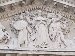 The Spirit of Civilization and Progress, East Façade, 2009. 