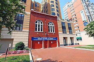 Front of the former Metropolitan Hook and Ladder Company, August 2010.