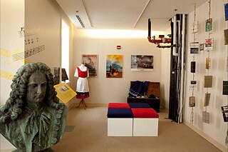 The interior of Hockemeyer Hall has been renovated to accommodate the German-American Heritage Museum. Displays retell significant contributions made by German-Americans to our society. 2010.