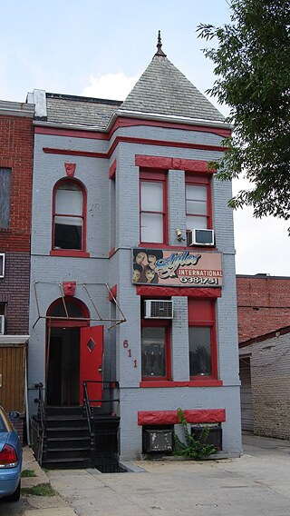 The façade of the Matthew Ruppert House, August 2010.