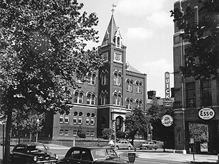 Photograph of Sumner School taken by roving photographer John Philip Wymer. (1951)