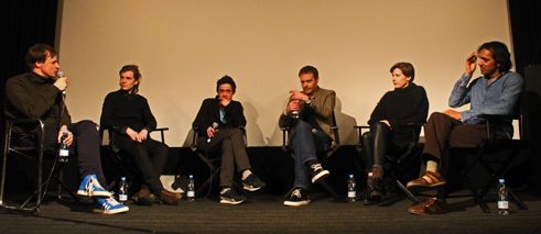 Public Talk with (f.l.t.r.) Niermann, Cotten, Thirlwell, McCarthy, Jung and Balasubramanyan